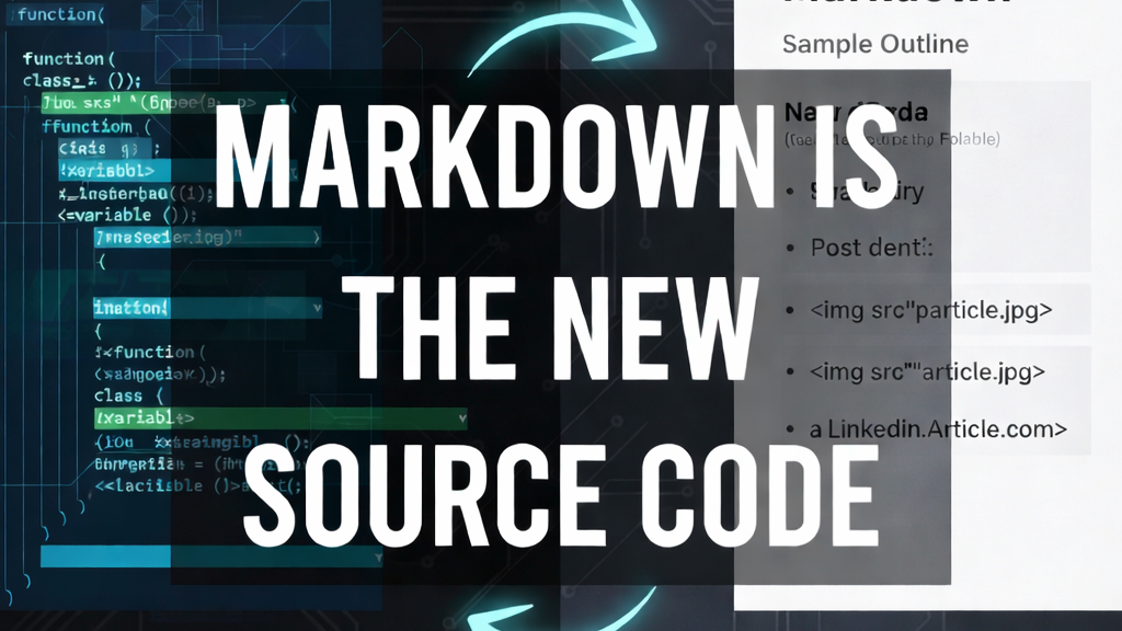 Markdown Is the New Source Code banner